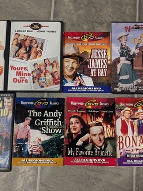 8 Dvds Of Classic Hits (Mix Of Movies and TV Shows)